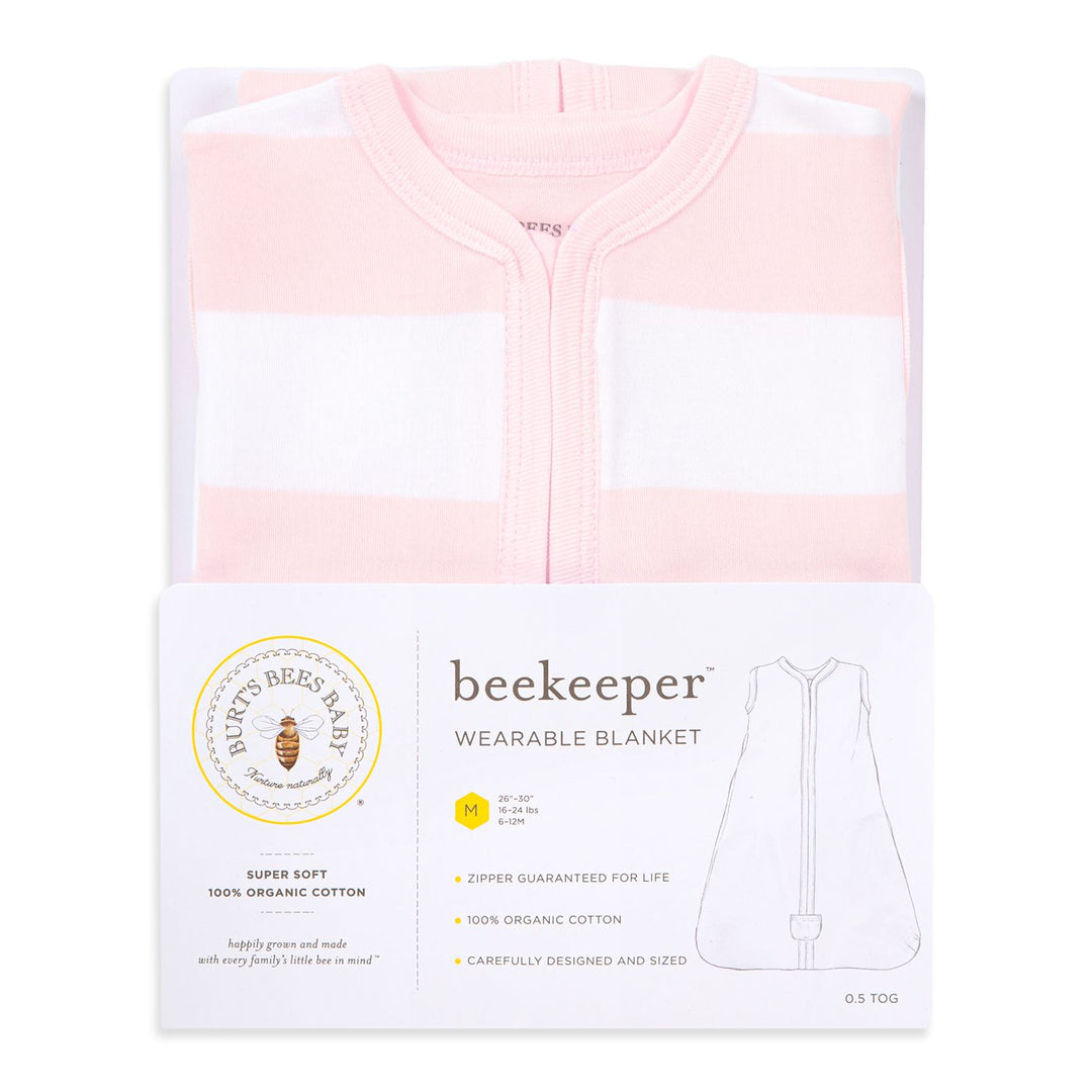 Rugby Stripe Organic Beekeeper™ Wearable Baby Blanket