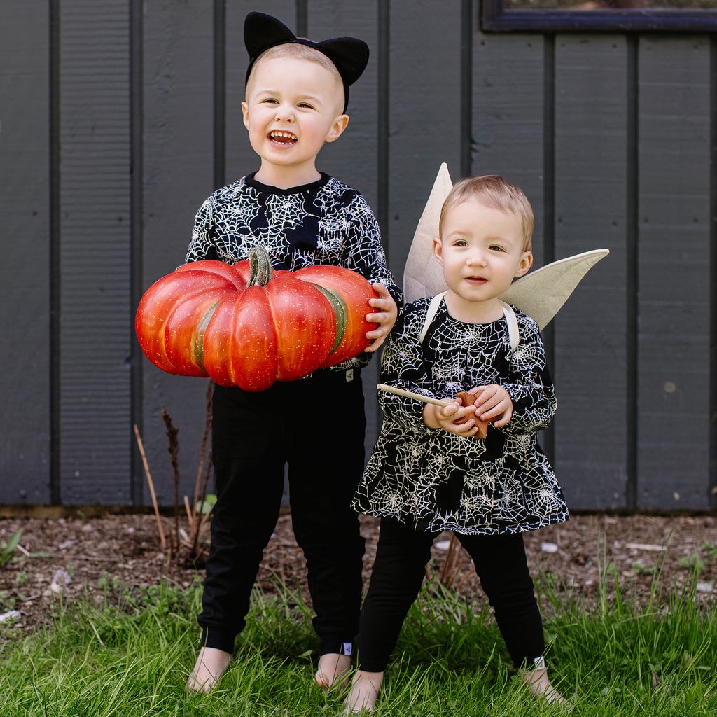 Spiderwebs Organic Boy Shirt and Pants Infant Set