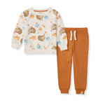 Load image into Gallery viewer, Turkey Time Organic Boy Shirt and Pants
