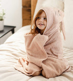 Load image into Gallery viewer, Organic Cotton Toddler Hooded Bunny Towel
