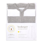 Load image into Gallery viewer, Rugby Stripe Organic Beekeeper™ Wearable Baby Blanket
