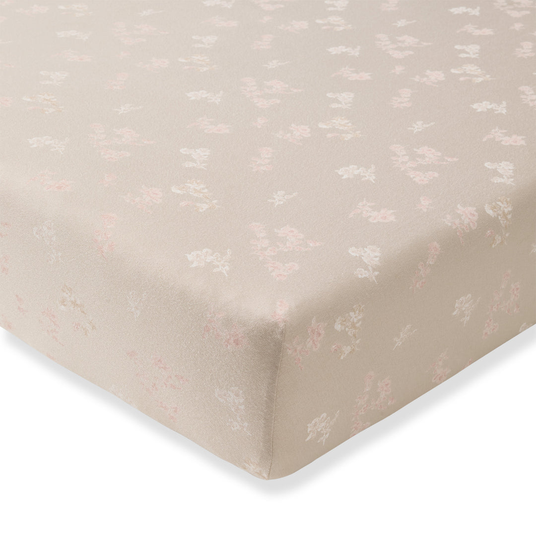 Whimsical Floral Crib Sheet