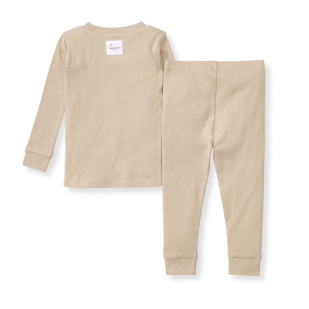 Solid Rib Kids PJ Set