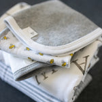 Load image into Gallery viewer, Honey Bee Organic Cotton Baby Washcloths 3 Pack
