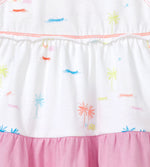 Load image into Gallery viewer, Beach Shack Dress &amp; Diaper Cover Set
