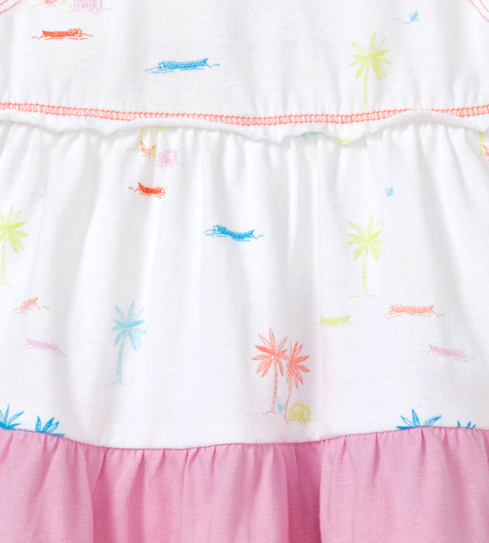 Beach Shack Dress & Diaper Cover Set