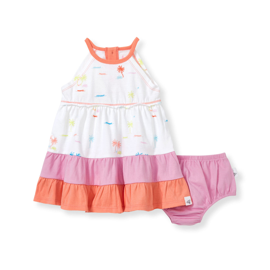 Beach Shack Dress & Diaper Cover Set