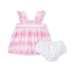 Load image into Gallery viewer, Wavy Tie Dye Dress &amp; Diaper Cover Set - Infant
