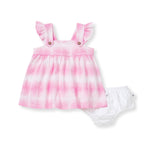 Load image into Gallery viewer, Wavy Tie Dye Dress &amp; Diaper Cover Set - Infant
