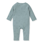 Load image into Gallery viewer, Raised Terry Bee Jumpsuit - Muted Blue
