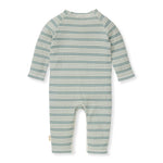 Load image into Gallery viewer, Raised Stripe Jumpsuit - Muted Blue
