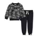 Load image into Gallery viewer, Spiderwebs Organic Boy Shirt and Pants Infant Set
