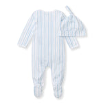 Load image into Gallery viewer, Vertical River Stripe Jumpsuit Set
