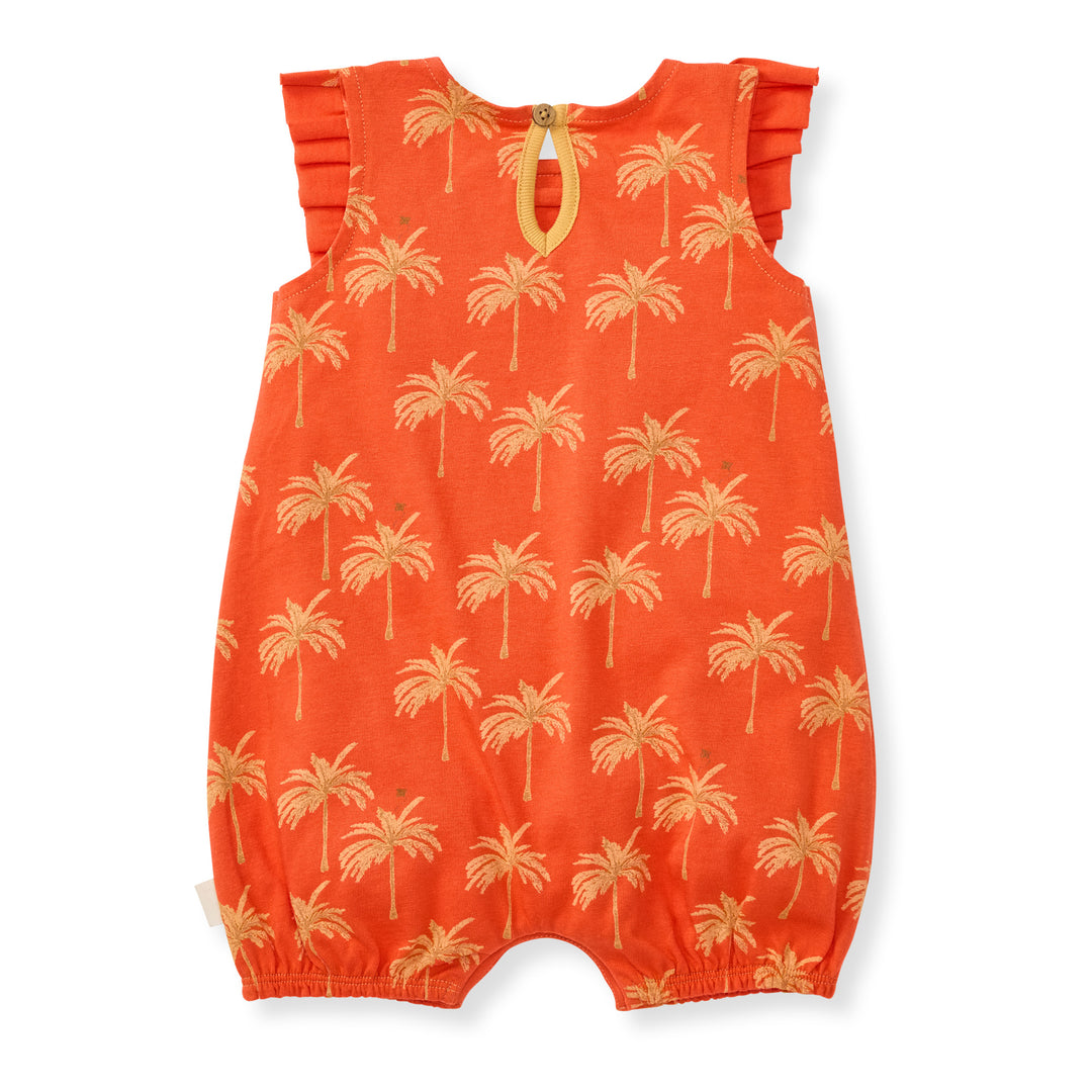 Golden Palms Romper