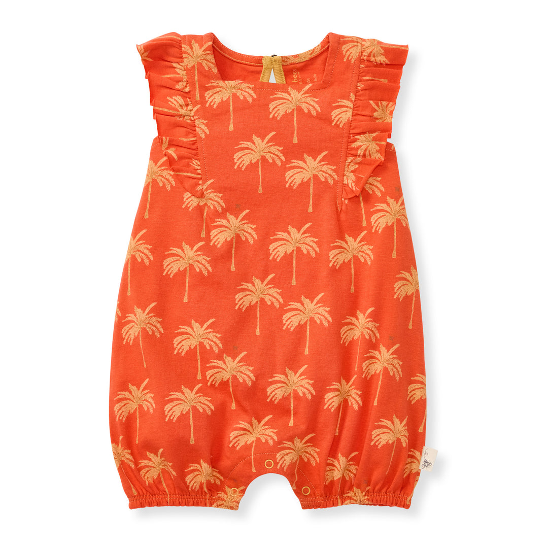 Golden Palms Romper