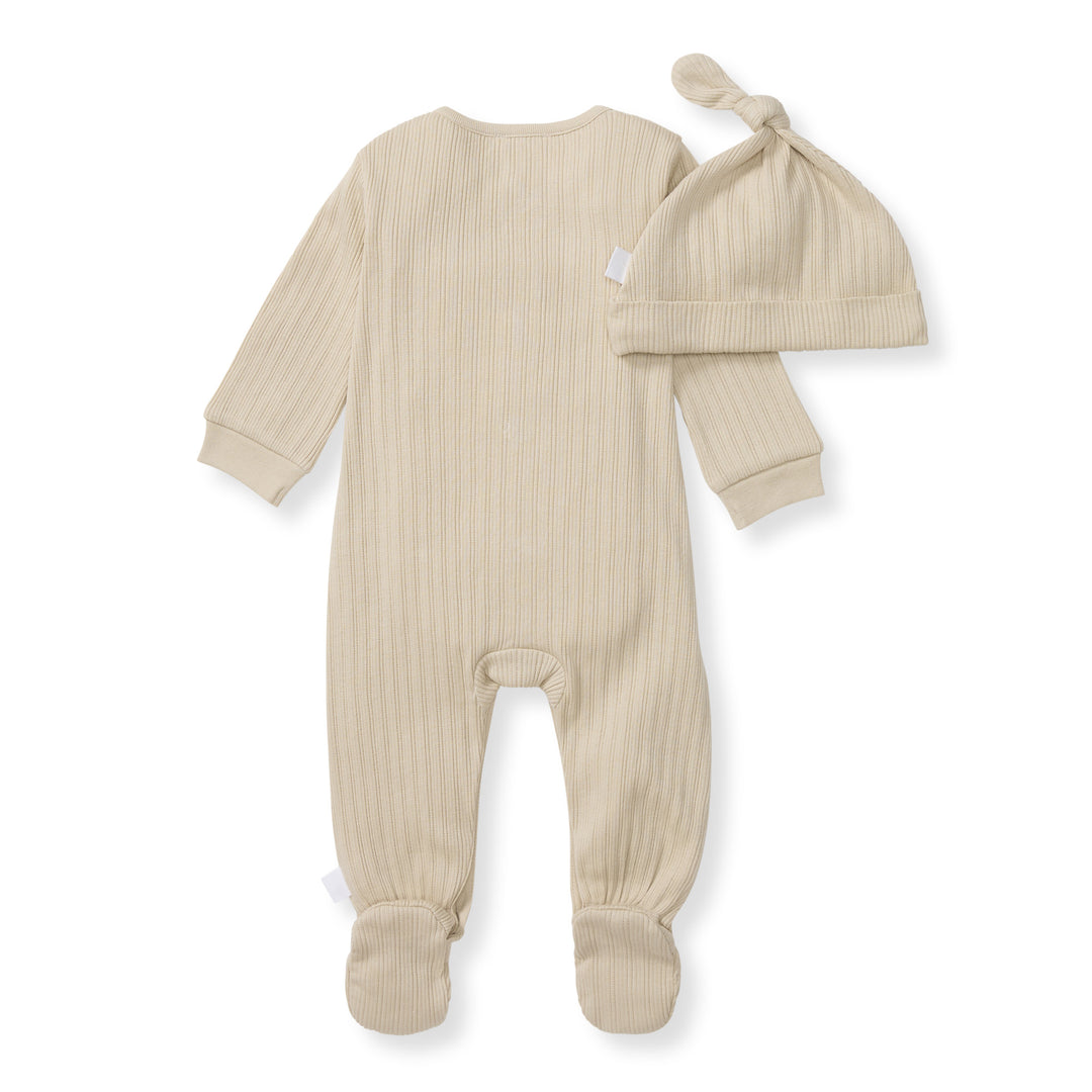 Sweet Rib Jumpsuit Set - Fossil