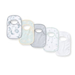 Load image into Gallery viewer, Set of 5 Hello Moon Lap Shoulder Bibs
