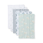 Load image into Gallery viewer, Set of 5 Hello Moon Burp Cloths
