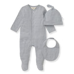 Load image into Gallery viewer, 3 Piece Jumpsuit, Hat &amp; Bib Set
