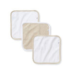 Load image into Gallery viewer, Set of 3 Golden Bee Knit Terry Washcloths
