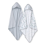 Load image into Gallery viewer, Set of 2 Hello Moon Knit Terry Towels
