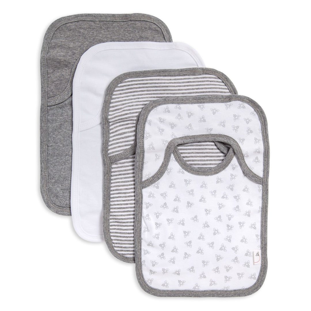 Bee Essentials Set of 4 Bibs