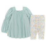 Load image into Gallery viewer, Smocked Tunic &amp; Capri Infant  Legging Set
