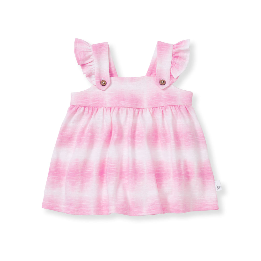 Wavy Tie Dye Toddler Dress