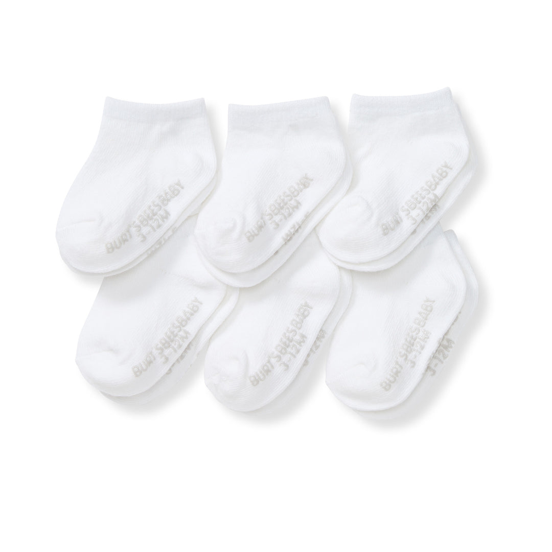 Set of 6 Solid Ankle Socks