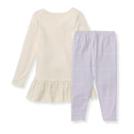 Load image into Gallery viewer, Organic Cotton Ribbed  Infant Top and Pants Set
