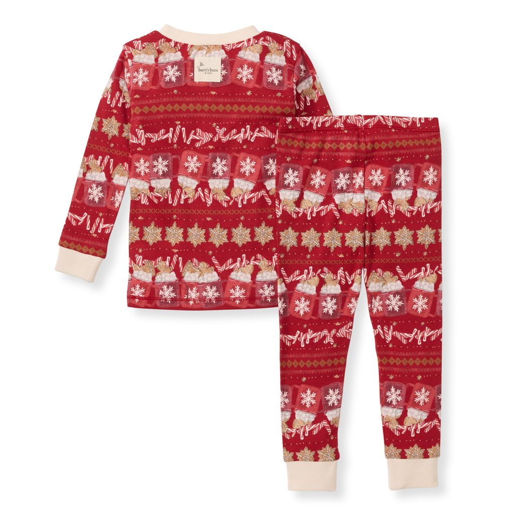 Hot Cocoa Matching Organic Cotton Toddler Pajamas