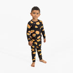 Load image into Gallery viewer, Midnight Pumpkins Organic Matching Family Pajamas - Kids PJ Set
