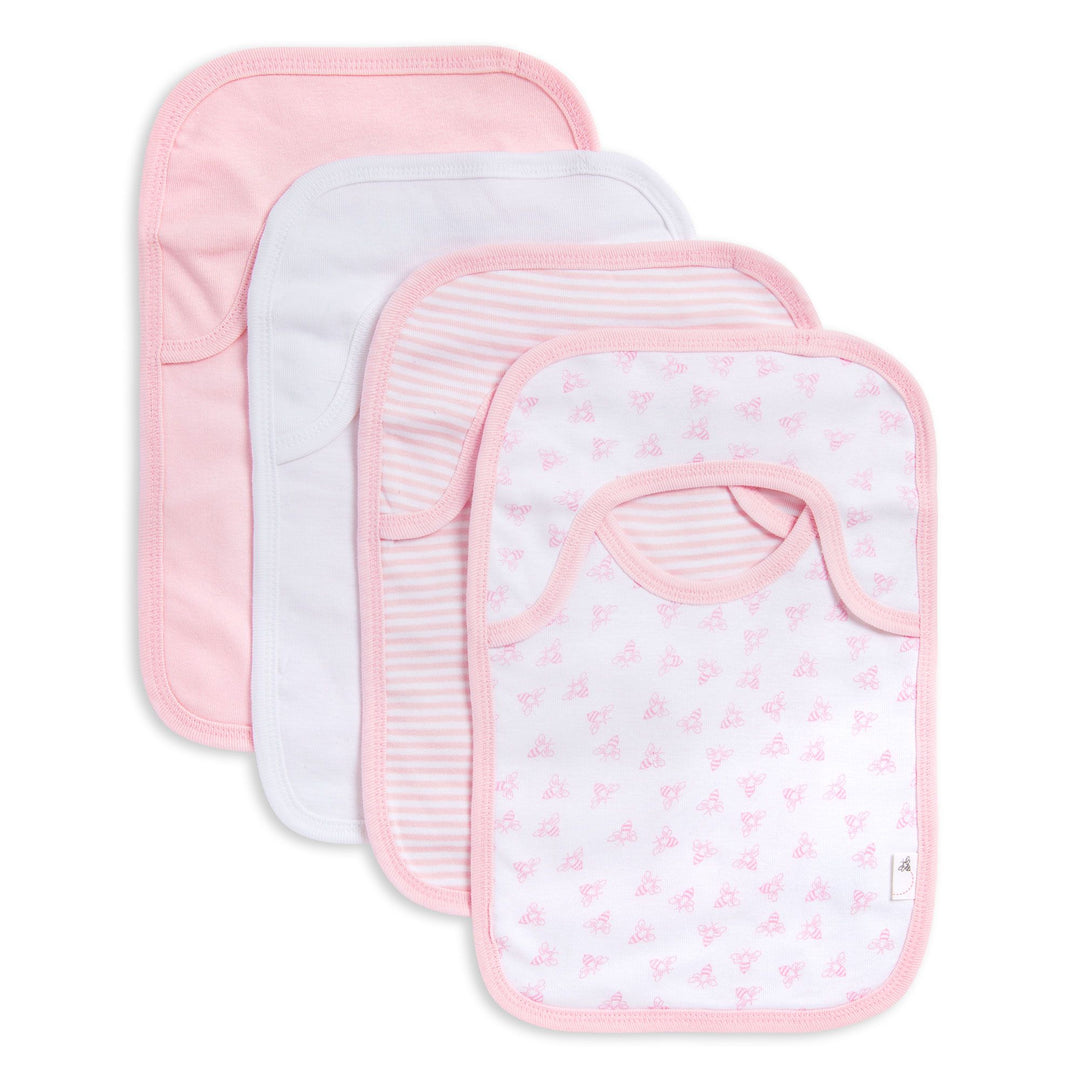 Bee Essentials Set of 4 Bibs