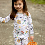 Load image into Gallery viewer, Halloween Treats Toddler PJ Set
