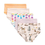 Load image into Gallery viewer, Girls Set of 5 Puppy Party &amp; Rainbow Hearts Underwear
