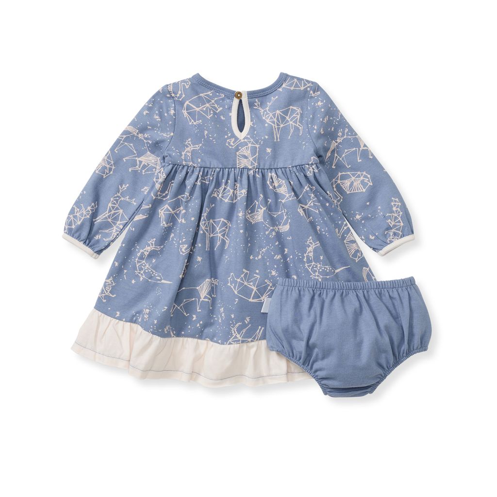 Starry Animals Infant Dress Set