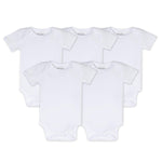 Load image into Gallery viewer, Set of 5 Bee Essentials Solid Short Sleeve Bodysuits
