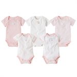 Load image into Gallery viewer, Set of 5 Short Sleeve Bodysuits
