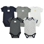 Load image into Gallery viewer, Set of 5 Short Sleeve Bodysuits
