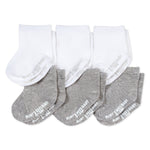 Load image into Gallery viewer, Solid Organic Cotton Baby Crew Socks 6 Pack
