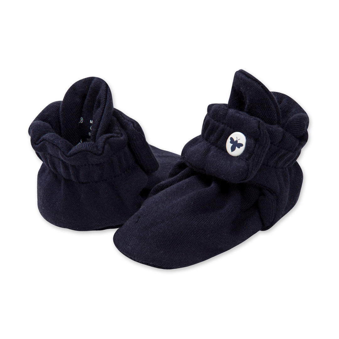 Solid Organic Cotton Baby Booties